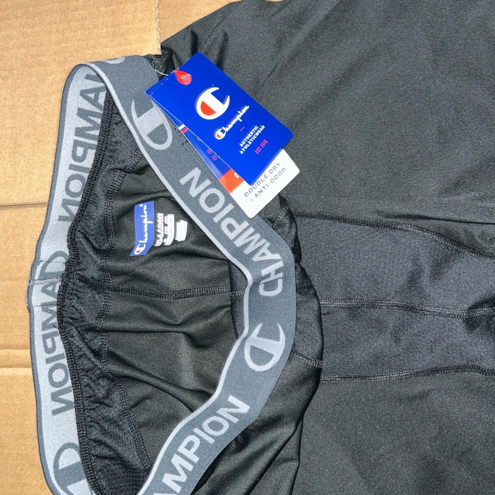 Champion Black Sports Jacket with Gray Waistband